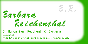 barbara reichenthal business card